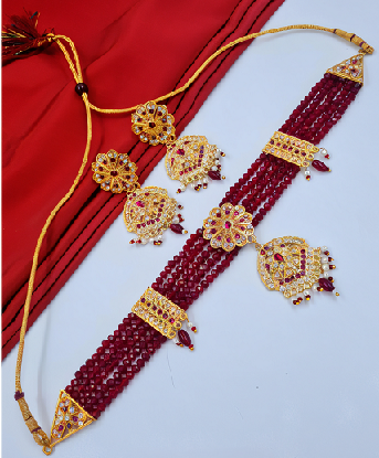 EARRINGS WITH NECKLACE